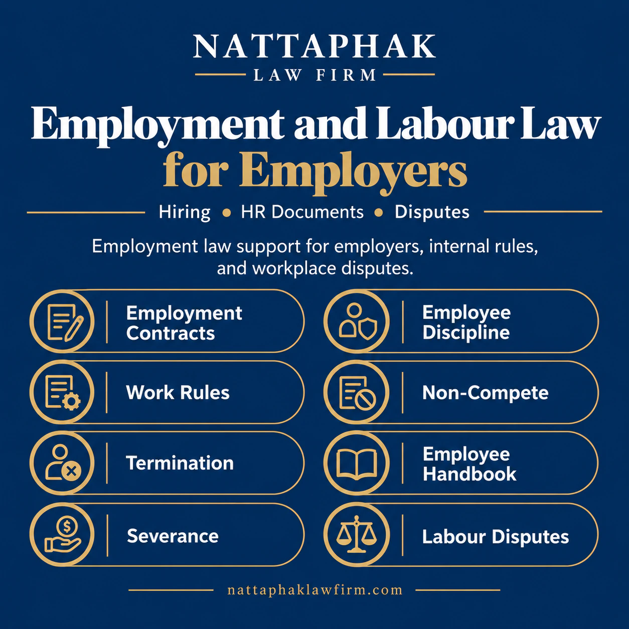Employment and labour law for employers — Nattaphak Law Firm